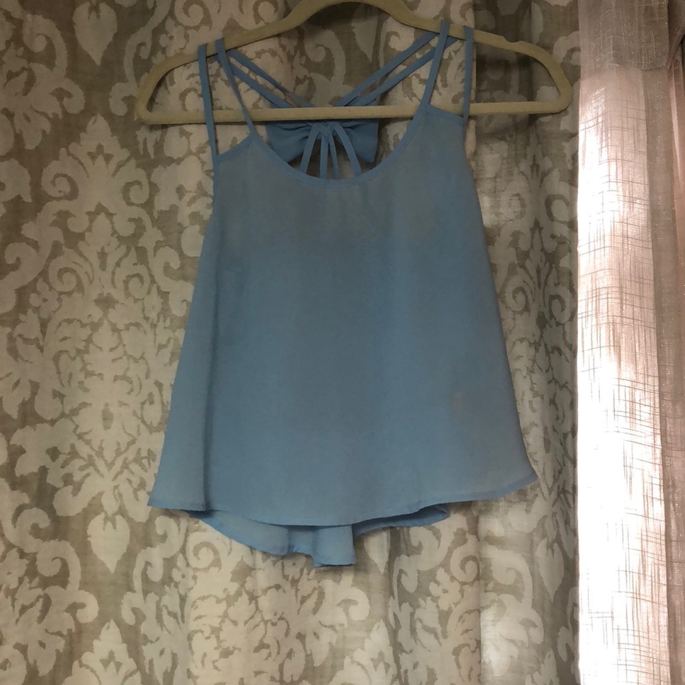 Blue tank top